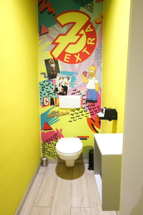 Capsule 90'S - Balneo - Sauna - Flipper - Billard - Netflix - Nintendo Switch & Jeux - Mons Exterior foto